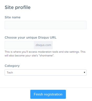 Site Profile - Disqus