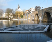 Wasserorgel im Winter