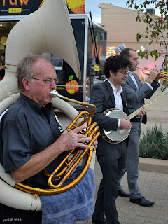 blowing the big horn