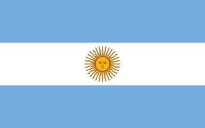Bandera de Argentina en en federaciones deportivas argentinas