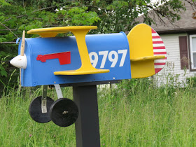 airplane mailbox
