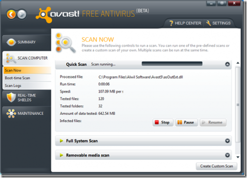 top 10 free antivirus softwares 2012 avast