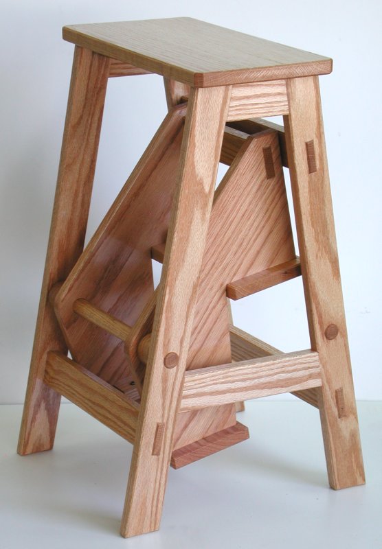 Woodworking folding wooden step stool plans PDF Free Download
