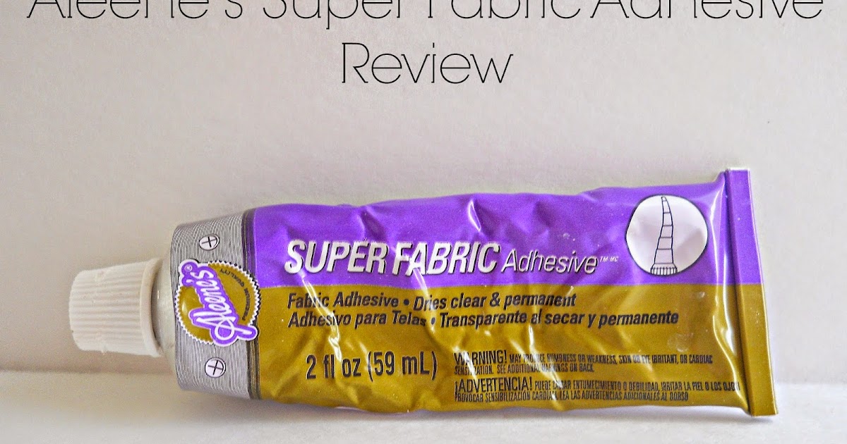 Aleene's Super Fabric Adhesive 1.5 fl oz, Fast Drying, Clear Permanent Fabric Adhesive