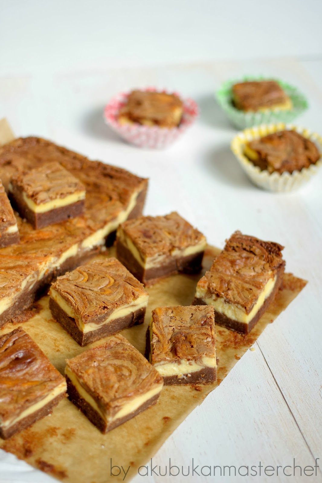 Resepi 309 : Fudge Swirl Cheese Brownies