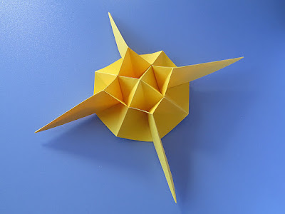 Origami, vista 1: Stella cristallo - Crystal Star © by Francesco Guarnieri