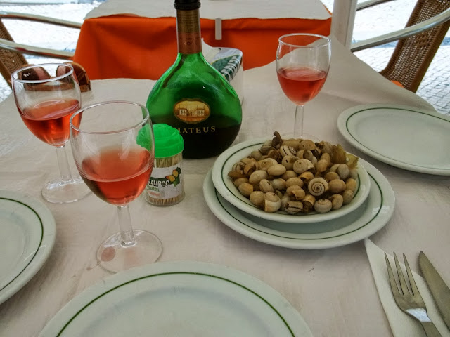 Snails and wine in Lisbon on Semi-Charmed Kind of Life