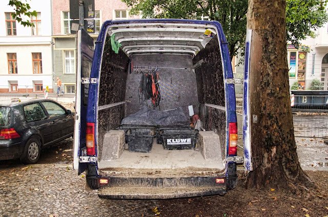 Baustelle Straßenbauarbeiten, Kollwitzstraße, 10435 Berlin, 10.10.2013