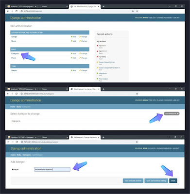 Membuat Relasi Model Django Framework