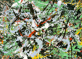 Pollock. Untitled. Green and Silver
