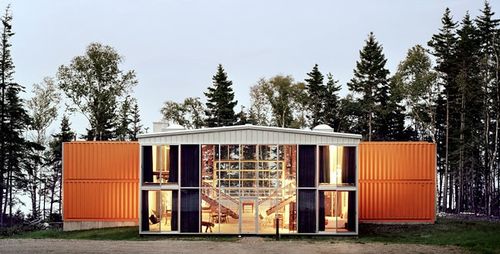 Shipping Container Homes: Sea container home in Maine