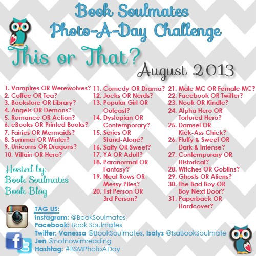 Book Soulmates Bsmphotoaday In August