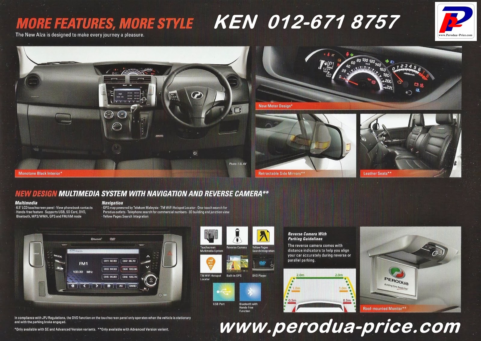 Perodua Promotion - Call 012-671 8757: New Perodua Alza 