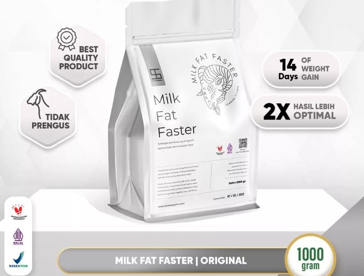 susu penambah berat perempuan Milk Fat Faster