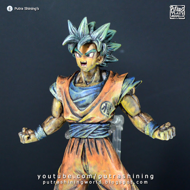 Dragon Ball Z Son Goku Vinyl Custom Paint by Putra Shining