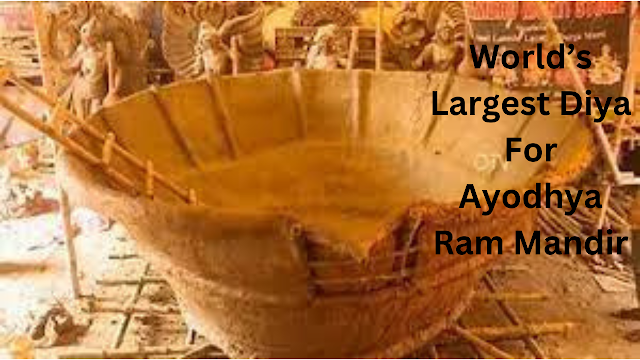 Giant Diya for Ayodhya Ram Mandir