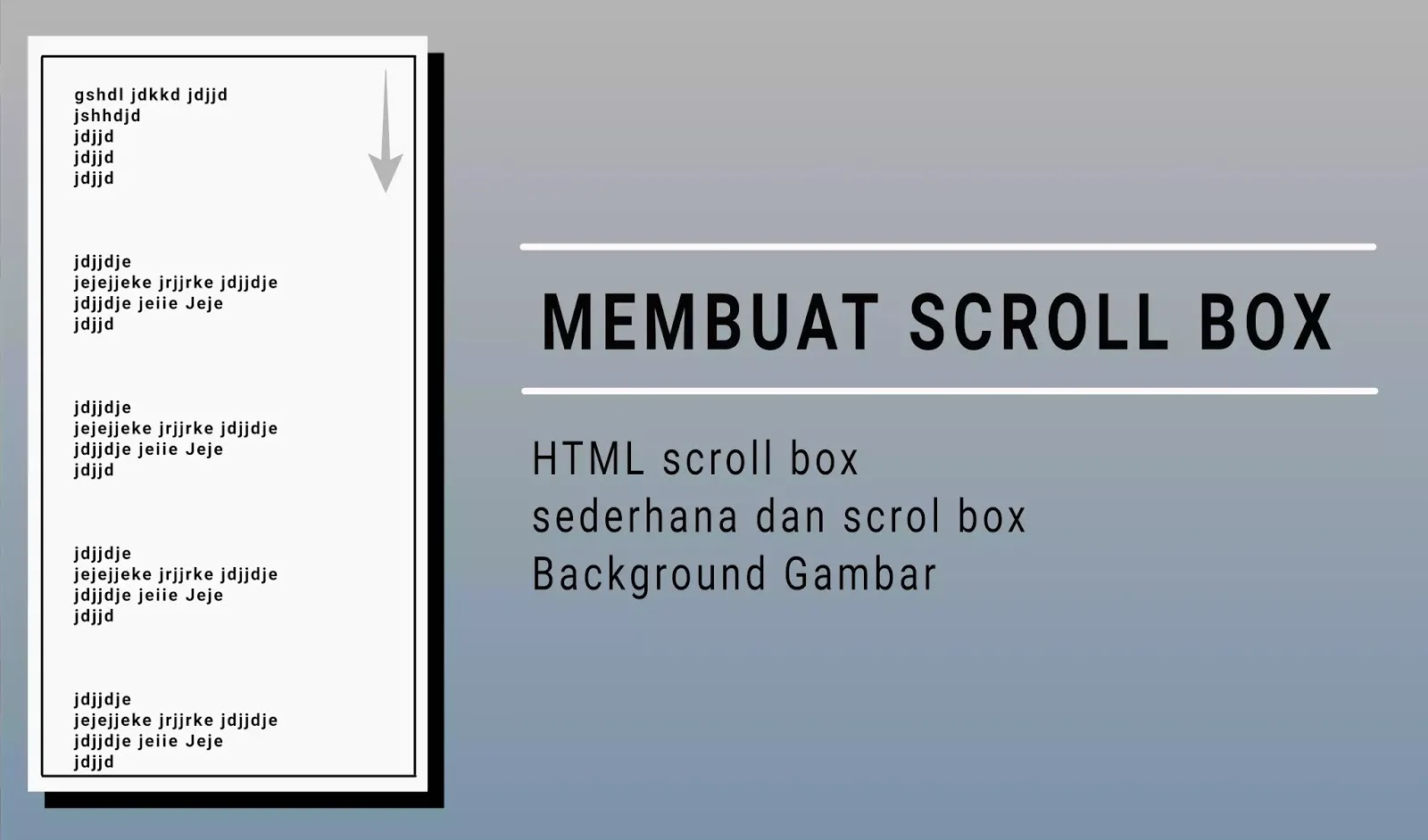 cara membuat scroll box di postingan blog membuat scroll ke samping membuat scroll pada halaman web cara membuat scroll horizontal di html cara membuat scroll di blog membuat scroll table bootstrap membuat scroll horizontal di bootstrap cara membuat auto scroll di blog