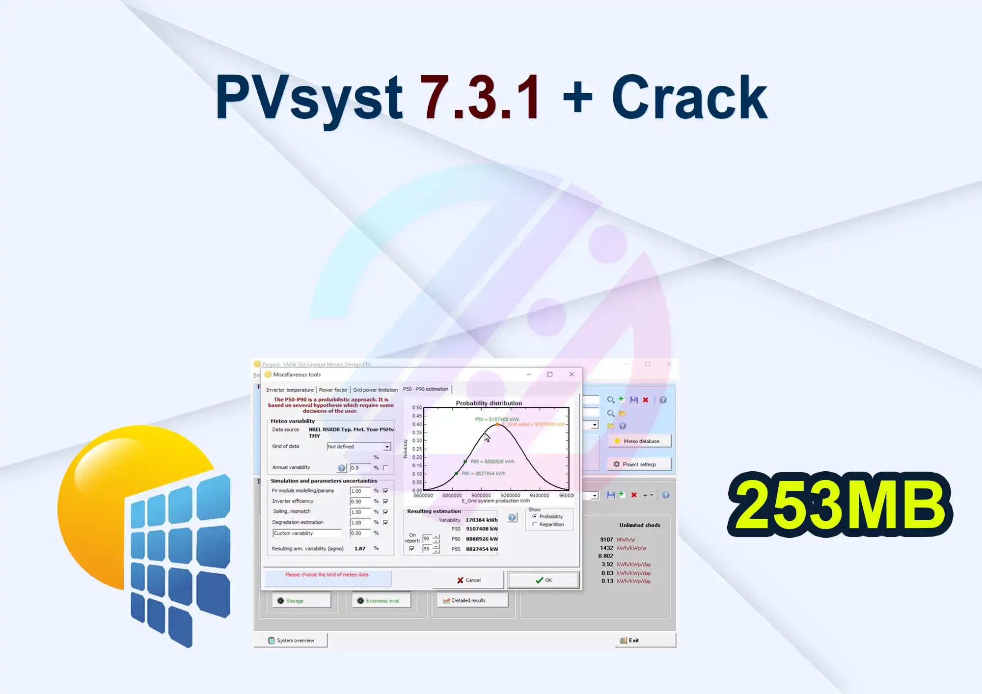 PVsyst 7.3.1 + Crack