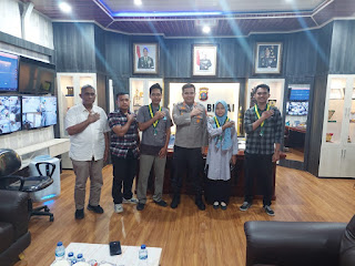 Kapolres Binjai Terima Silahturahmmi Serikat Mahasiswa Muslimin Indonesia (Semmi) Kota Binjai