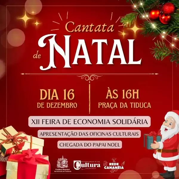 Cananeia realiza tradicional evento natalino com diversas atrações