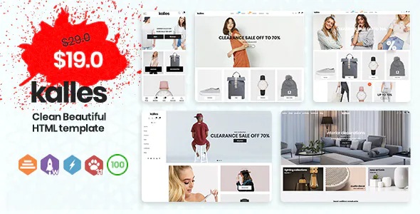 Best eCommerce HTML Template