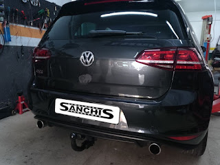 VOLKSWAGEN Golf VII 2016  Bola Enganche Remolque Desmontable Vertical Invisible SANCHIS