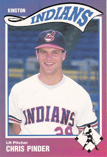 Chris Pinder 1990 Kinston Indians card