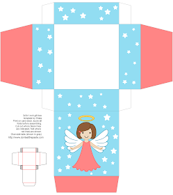 Free printable angel box- other colors available! 