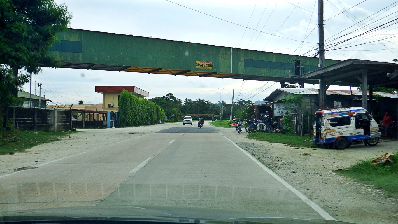 PMSC mine conveyor belt crossing the Bohol Circumferential Road in Garcia-Hernandez