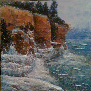 winters majesty, painting Bruce Peninsula