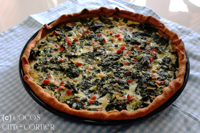 Spinach Bacon Quiche