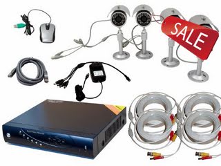 Aposonic A-BR1B4-C250 H.264 CCTV 4 Channel Full D1 Real-time Surveillance Security System with 500GB HDD, iPhone/Android/Mac OSX Ready