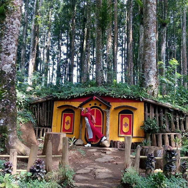 rumah hobbit di kampung kurcaci