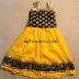 Yellow Black Lace Lehenga