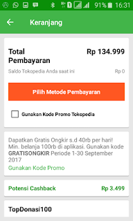 Belanja Di Tokopedia Lewat Aplikasi Android aja