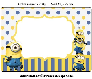 Minions: Free Printable Labels. 