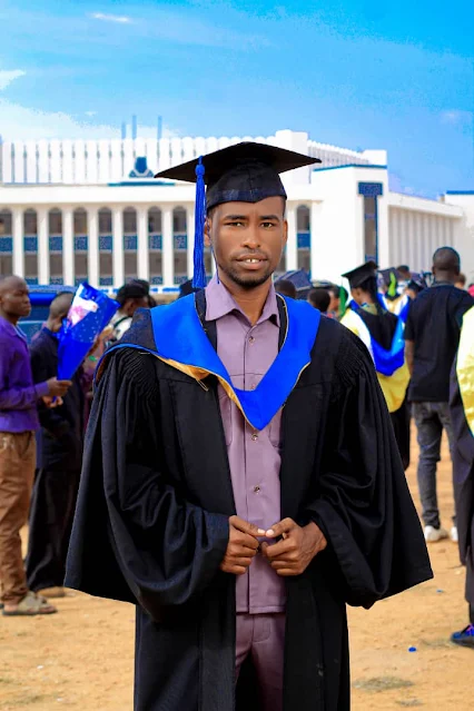A graduate at the University of Dodoma