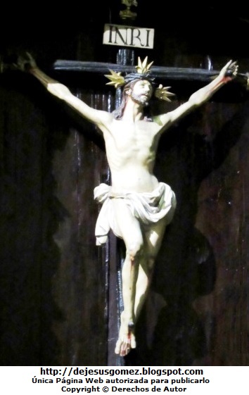 Foto de Jesús Cristo en la cruz del Museo de Arte Religioso. Foto de Jesús en la cruz tomada por Jesus Gómez