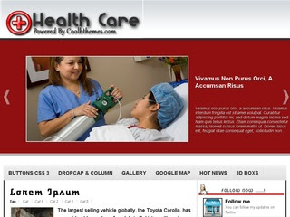 Health Care Blogger Template