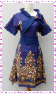 Model dress batik modern