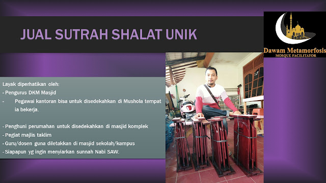 pengusaha sutroh sholat, pedagang sutroh sholat, pembuat sutrah shalat jakarta