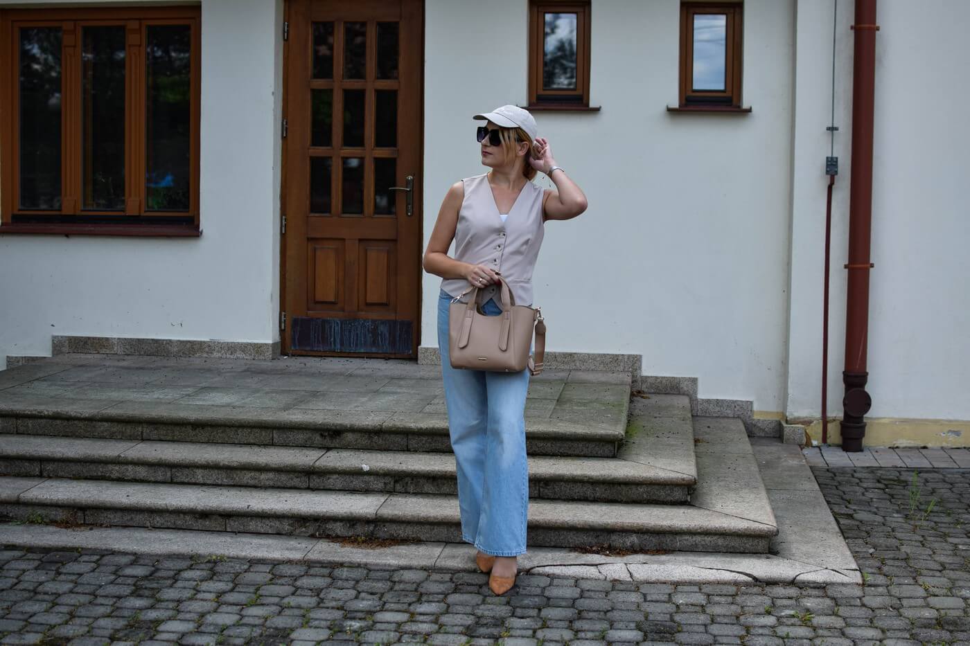 Walk in Soft colours Spring/Summer 2025 Wittchen – moja stylizacja Wiosenna stylizacja w beżach - dyedblonde