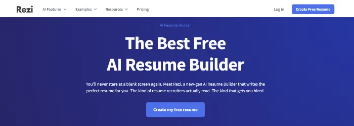 Rezi - The Leading AI Resume Builder