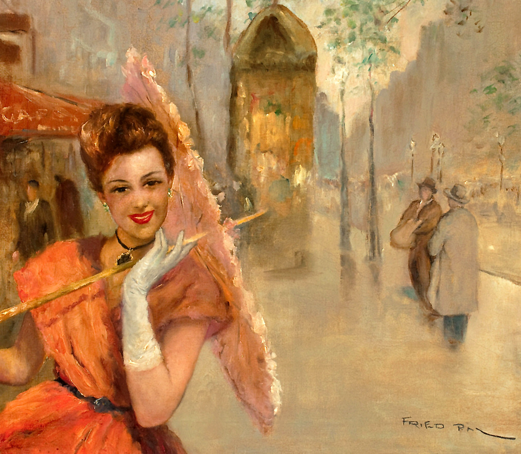 Pal Fried (1893-1976)  - Figurative Painter