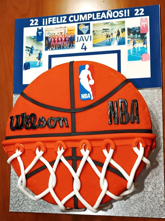 PASTEL BALONCESTO {FONDANT}