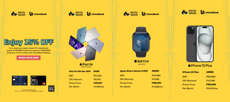 Some Apple items you can get with discounts