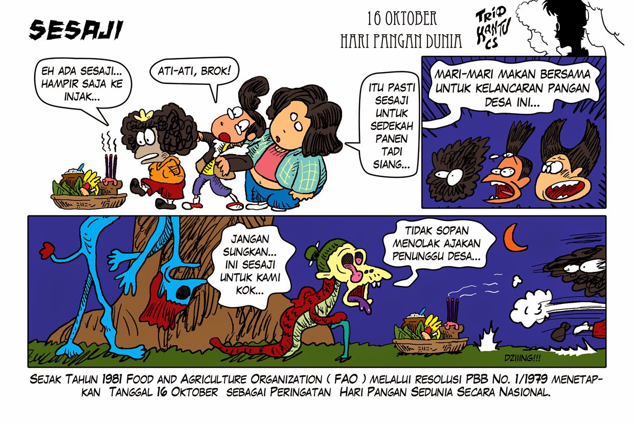 Komik Strip Hari Nasional - Oktober