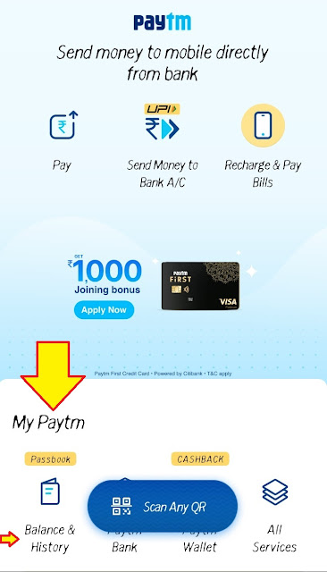 paytm balance kaise check kare