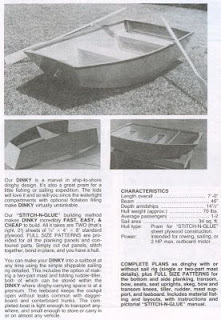 Dinky dinghy from Book of Boat Designs by Glen-L Marine Designs