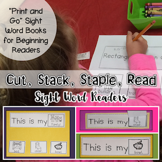 https://www.teacherspayteachers.com/Product/Sight-Word-Readers-Cut-Stack-Staple-and-Read-299406